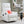 White Heat Massage Manual Recliner Chair with Rocker and Swivel in Faux Leather