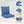 Outdoor Deep Seat Cushion Set Waterproof Fade Resistant Patio Furniture Cushions, Removable Covers, Adjustable Straps & Handles - Navy Blue