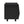 Black Nightstand with Rattan Detail