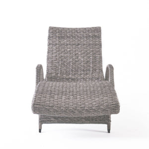 Crete Wicker Chaise Lounge