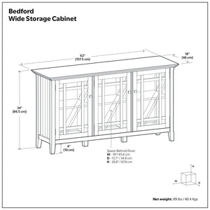 Bedford - Storage Cabinet With Adjustable Shelves - Brown