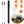 2Pcs Telescoping Tarp Poles Portable Aluminum Awning Poles 3-7.5ft Adjustable Telescopic Tarp Tent Rods