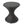 Outdoor 16-Inch Multi-Brown Wicker Hourglass Side Table