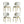 Modern Dining Chairs For Kitchen (Set of 2)