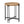 Round Side Table With Wood Top, End Table For Living Room Bedroom - Black Brown