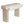 Entryway Table With 2 Hidden Handle Drawers For Entrance - Beige / Yellow