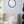 Circle Wall Mirror With Wooden Frame for Living Room
