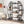 Triple Wide Oval Etagere Bookcase With Shelves For Living Room