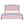 Upholstered Platform Bed & Curve Shaped And Height Adjustable Headboard, LED Light Strips