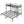 Twin Over Twin Over Twin Triple Bunk Bed With Safety Rails And Storage Shelf - Black