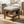 Letitia Rubber Wood Cat Bed Ottoman