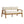 2 Pieces Outdoor Sofa Set with Cushions - Teak