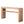 Rustic Solid Wood Console Table with Storage Shelf