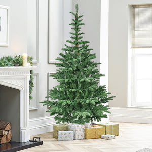 7ft Pre-Lit Christmas Tree with 400 Warm Lights
