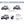 Heavy Duty Car Dolly Set, 6000Lbs Capacity, Metal Construction - Gray