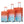 3-Piece Spinner Wheel Luggage Set with Gradient Color