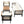 4 Pieces Outdoor Sectional Sofa Set 5 Person Patio Seating Group Outdoor Conversation Set With Cushions And A Coffee Table For Patios