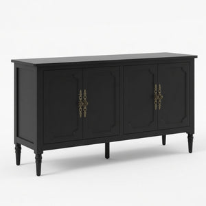 Vintage Buffet Cabinet With Adjustable Shelves