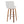 Henry - Contemporary Fixed Height Barstool With Swivel With Round Footrest (Set of 2)