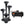 Train Horns Kit, 4 Trumpet Air Horn Kit, 150dB for Pickup Trucks