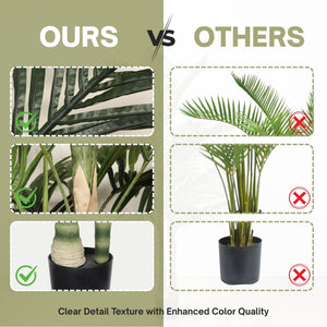 6FT Artificial Palm Tree with Realistic Detail