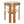 Set of 2 Outdoor Acacia Wood Dining Chairs with Cushions