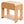 1 Drawer Waterfall Nightstand With Mid Century Design - Natural