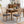 French Style Solid Wood Frame Antique Painting Fabric Rattan Back Dining Chair (Set of 2)
