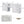 Double Sink Bathroom Vanity With Countertop, 2 Ceramic Sinks, 6 Drawers