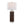 Cylinder - Fluted Contemporary Table Lamp (Set of 2) - Brown / Clear / White