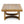 Outdoor Acacia Wood Loveseat and Coffee Table Set with Cushions