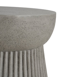 Outdoor Lightweight Concrete Side Table