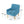 Modern Arm Chair With Tufted Back and Wooden Legs