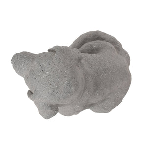 MGO Dog Statue, Outdoor Stone Gray