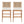 Outdoor Acacia Wood Bar Stools (Set of 2)