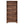 6 Tier Brown Mid Century Bookcase With X Design For Living Room - Brown