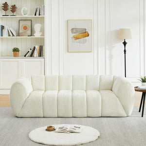 Modern Sofa With Piano Key Backrest