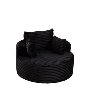 Modern Single Sofa With Backrest Pillow For Living Room