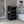 Bar Cart With Glass Door, 2 Side Shelves And Casters - Black