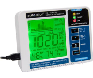 Autopilot APCEM2 Hydroponic CO2 RH Temperature Monitor and Data Logger (2 Pack) - TRAPSKI