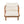 Canape 4-Pieces Acacia Conversation Set with Cream Cushion, Teak