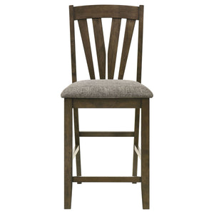 Maxine - Upholstered Counter Height Dining Side Chair (Set of 2) - Brown