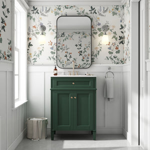 Bathroom Vanity With 2 Doors And Tip Out Drawer, Soft Closing Hinges