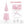 Pink 5ft Pencil Christmas Tree
