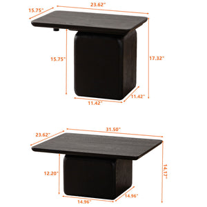 Square Coffee Table Set (Set of 2)