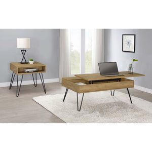 Square End Table - Brown