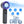 100 Speed Handheld Fan With Ice Cooler High Speed Turbo Fan 3000mAh Rechargeable Hand Fan with LCD Display for Travel Camping Beach Outdoor