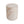 Outdoor / Indoor Lightweight Concrete Side Table, Cylinder Travertine Finish Accent Table - Beige