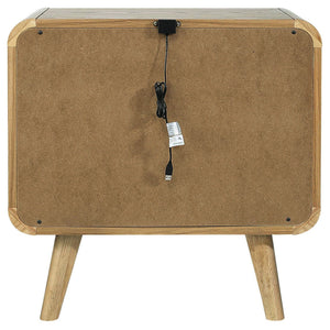 Winston - 2 Drawer Nightstand - Ash Brown