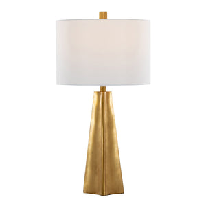 Pompeii - Contemporary Table Lamp - Gold / White